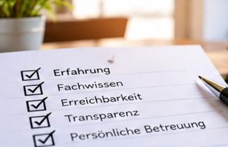 Den richtigen Verwalter finden Checkliste mit wichtigen Kriterien zur Auswahl eines WEG-Verwalters.