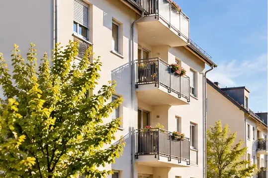 Gepflegtes Mehrfamilienhaus mit Balkonen